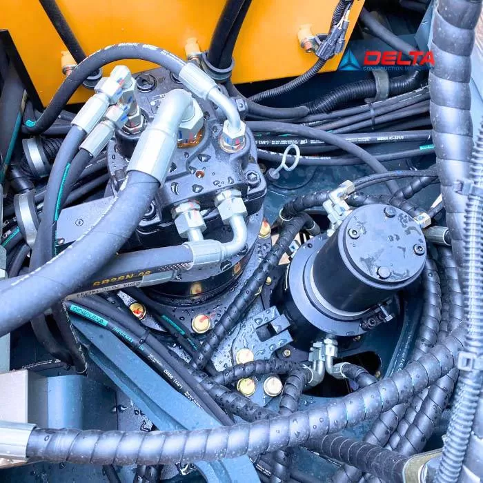 Máy xúc đào bánh lốp JINGONG JGM9075LN