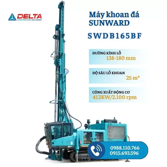 Máy khoan đá  SUNWARD SWDB165BF