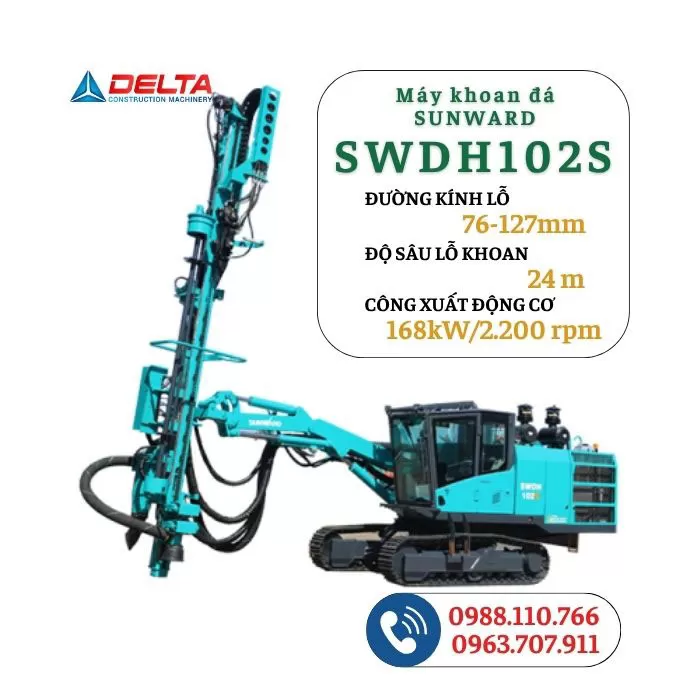Máy khoan đá SUNWARD SWDH102S