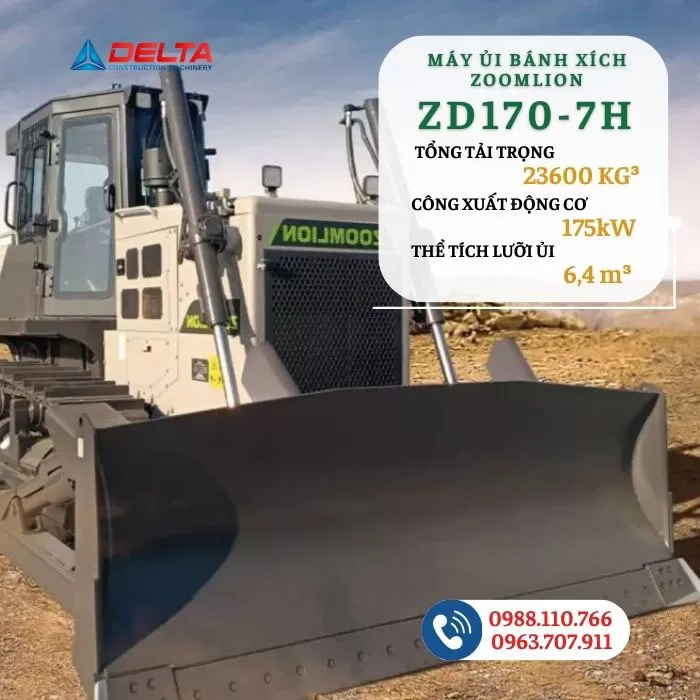 Máy ủi bánh xích Zoomlion ZD170-7H