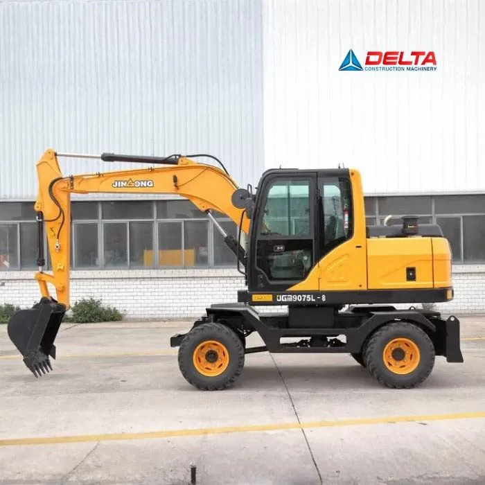 Máy xúc đào bánh lốp JINGONG JGM9075LN-8