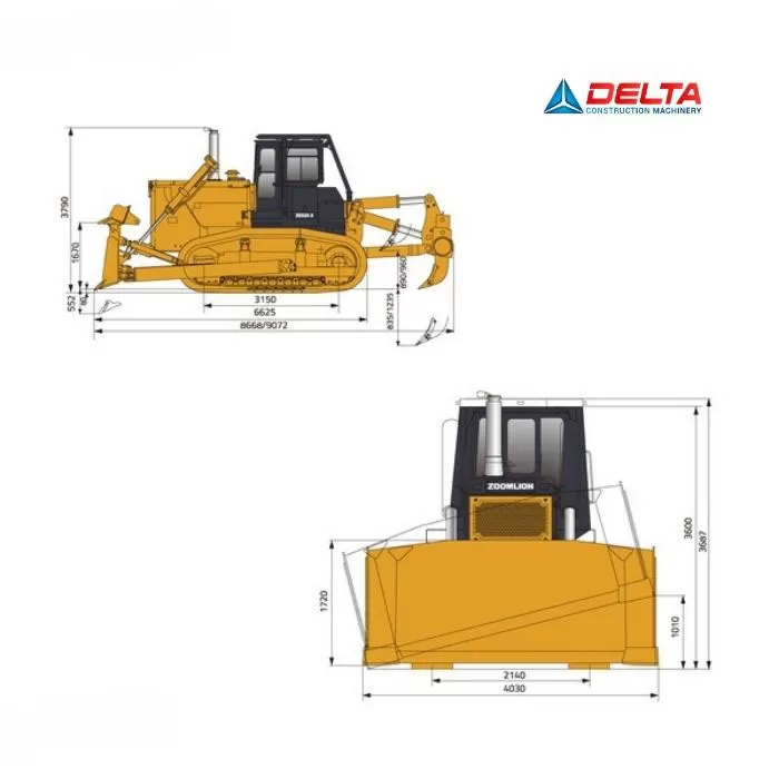 Máy ủi bánh xích Zoomlion ZD320-3/6