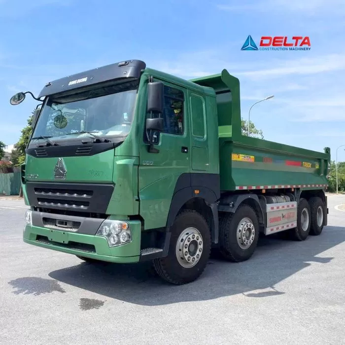 Xe ben HOWO V7G 8x4 thùng vuông