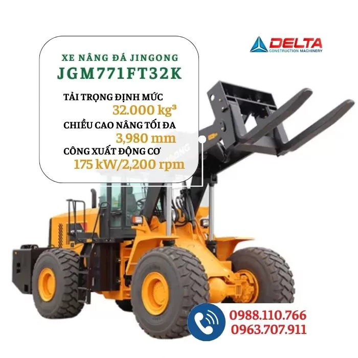 Xe nâng đá JINGONG JGM771FT32K