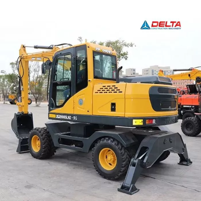 Máy xúc đào bánh lốp JINGONG JGM9075LN-9