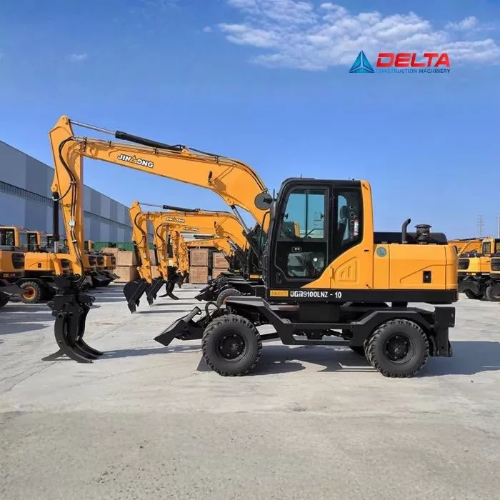 Máy xúc đào bánh lốp JINGONG JGM9100LNZ-9
