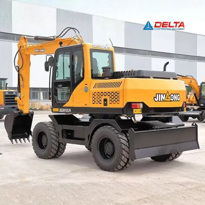 Máy xúc đào bánh lốp JINGONG JGM912LN