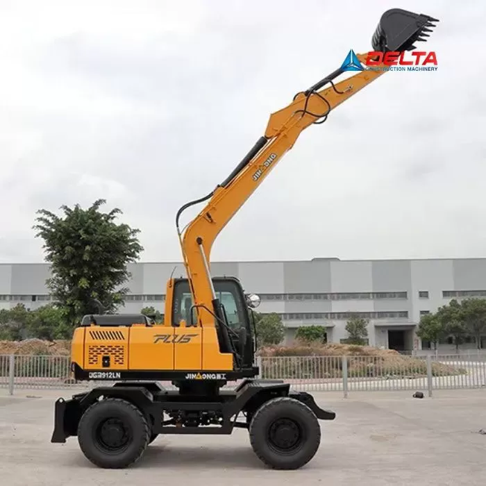 Máy xúc đào bánh lốp JINGONG JGM912LN
