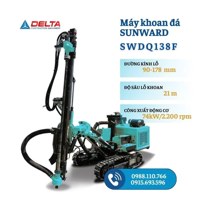 Máy khoan đá  SUNWARD SWDQ138F