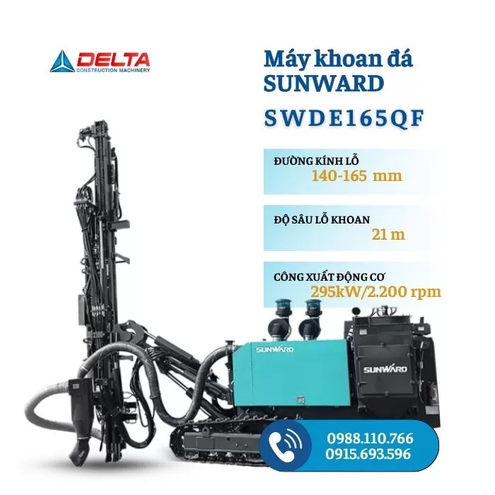 Máy khoan đá  SUNWARD SWDE165QF