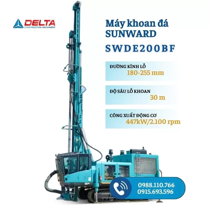 Máy khoan đá  SUNWARD SWDB200BF
