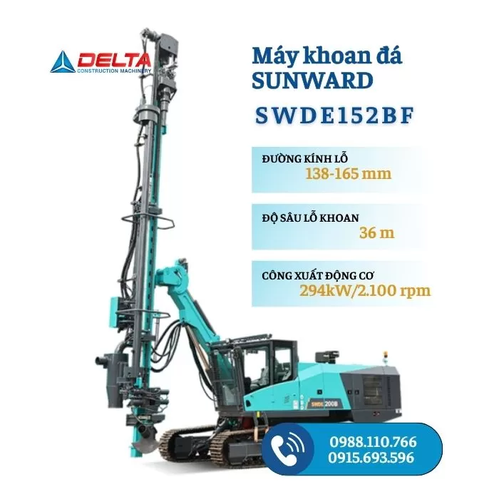 Máy khoan đá  SUNWARD SWDE152BF