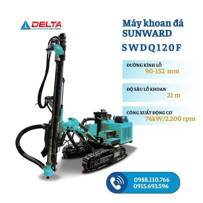 Máy khoan đá  SUNWARD SWDQ120F