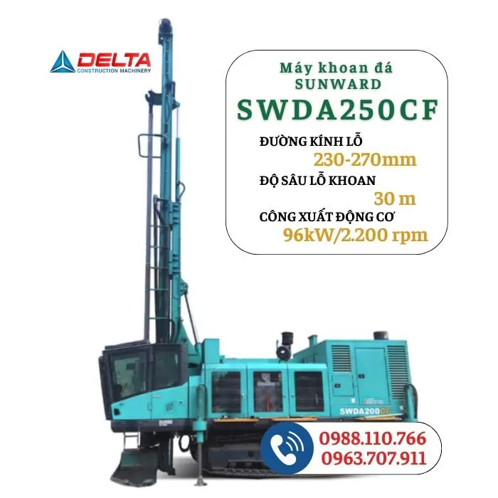 Máy khoan đá  SUNWARD SWDA250CF