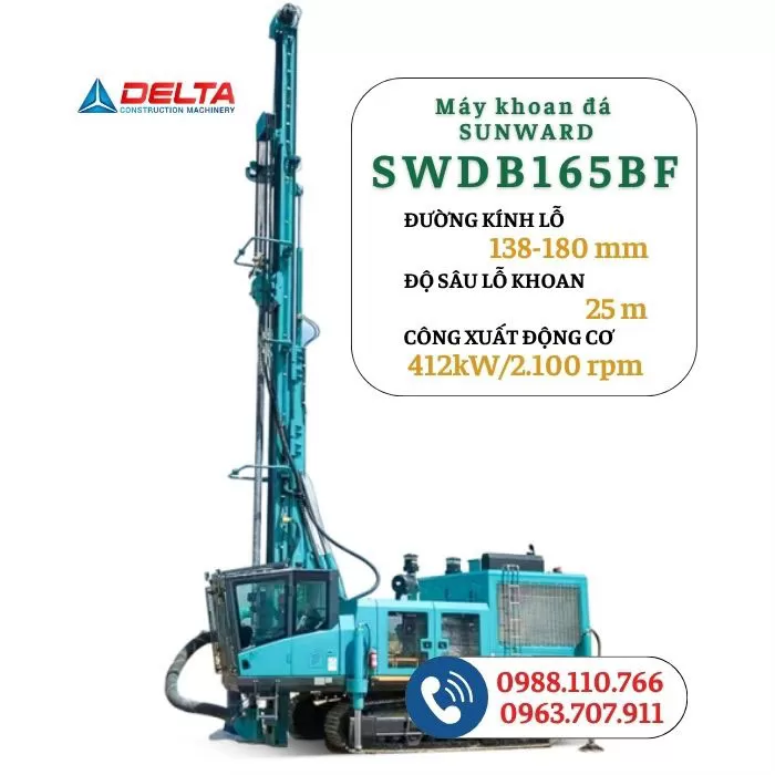 Máy khoan đá  SUNWARD SWDB165BF