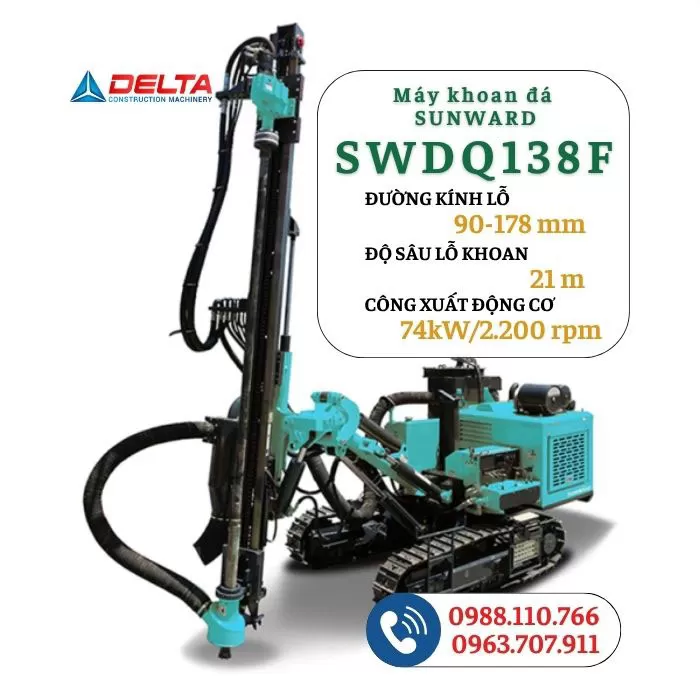 Máy khoan đá  SUNWARD SWDQ138F