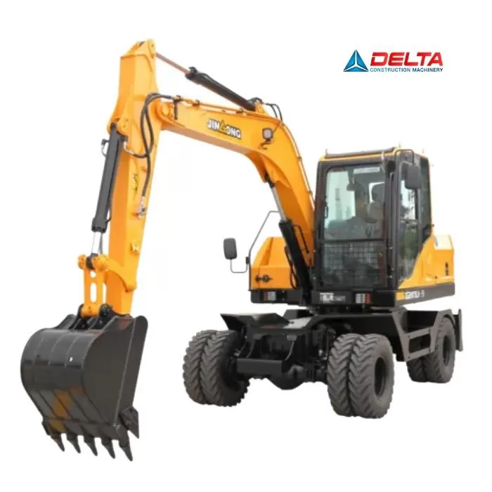 Máy xúc đào bánh lốp JINGONG JGM9075LN-9