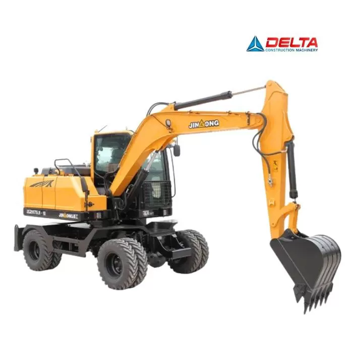 Máy xúc đào bánh lốp JINGONG JGM9075LN-10