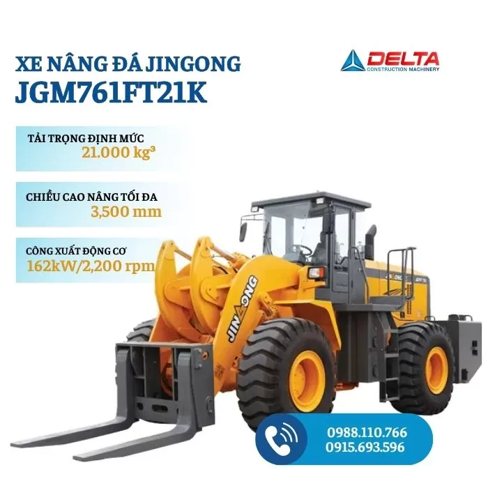 Xe nâng đá JINGONG JGM761FT21K