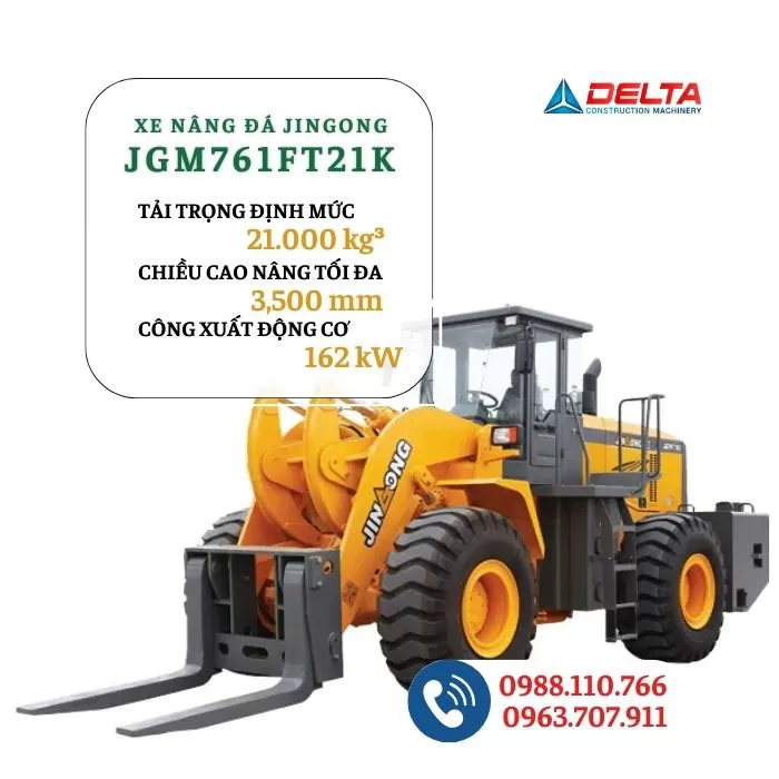 Xe nâng đá JINGONG JGM761FT21K
