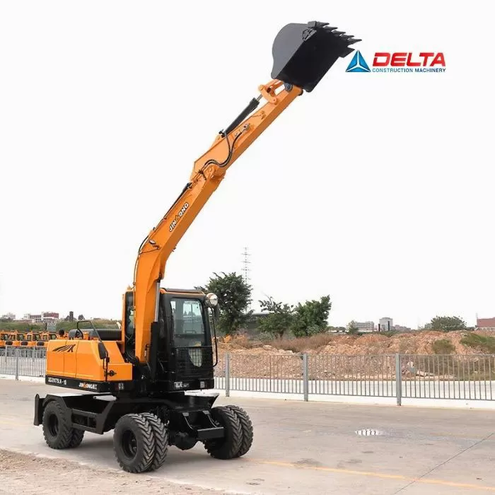 Máy xúc đào bánh lốp JINGONG JGM9075LN-10